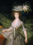 Goya y Lucientes Francisco de (Spanish ) Мария Луиза Пармская королева Испании (реплика гойи)