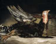 Goya y Lucientes Francisco de (Spanish ) Мертвая индейка