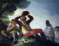 Goya y Lucientes Francisco de (Spanish ) Пьющий