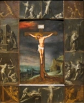 The Crucifixion With Scenes of Martyrdom of the Apostles