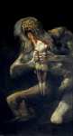 Goya y Lucientes Francisco de (Spanish ) Сатурн пожирающий свое дитя