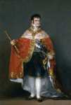 Goya y Lucientes Francisco de (Spanish ) Фердинанд VII в королевской мантии   x