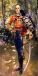 Портрет короля Альфонсо XIII в форме гусара