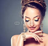 Коралловый make-up