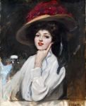 Портрет молодой женщины в шляпе (Ракель Меллер или Прекрасная Ракель)
