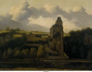 Everdingen, Allert van - Вид на замок Монтжарден (Montjardin), ок. 1660-70, 73 cm x 95,5 cm, Холст, масло