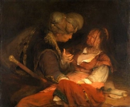 Gelder, Arent de - Иуда и Тамар, ок. 1700, 80 cm x 97 cm, Холст, масло