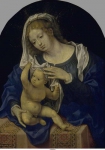 Gossaert, Jan - Мадонна с младенцем, ок. 1520, 25,4 cm x 19,3 cm, Дерево, масло