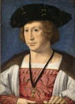 Gossaert, Jan - Портрет Floris van Egmond, 1519, 39,8 cm x 29,3 cm, Дерево, масло