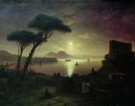 Неаполитанский залив в лунную ночь