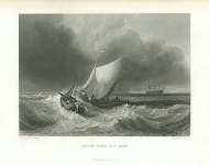 Dutch Boats in a Gale