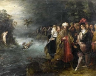 Персей и Андромеда с фигурами на берегу (Perseus and Andromeda)