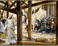 Иудеи схватили каменья чтобы побить ими Иисуса