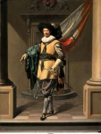 Keyser, Thomas de - Портрет Loef Vredericx (1590-1668) в качестве знаменосца, 1626, 92,5 cm x 69 cm, Дерево, масло