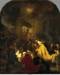 Koninck, Salomon - Поклонение волхвов, ок. 1650, 81 cm x 66 cm, Холст, масло