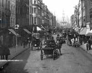 Looking West down the Strand 19th Century