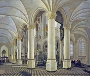 Джерард Хоукгест - Ambulatory of the New Church in Delft