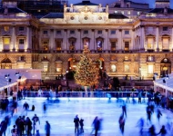 EN GB Twilight ice skating at Somerset House London