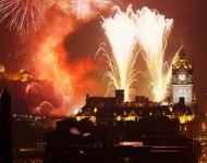 EN GB Hogmanay Party in Princes Street Edinburgh Scotland UK