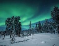 EN AU Northern Lights over Yellowknife Northwest Territories Canada