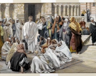 Фарисеи спрашивают Иисуса