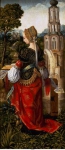 Meester van Frankfurt - Святая Варвара (боковая панель триптиха), ок. 1520, 158,4 cm x 70,6 cm, Дерево, масло