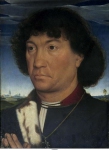Memling, Hans - Портрет мужчины из семьи Леспинетте (Lespinette), ок. 1485-90, 30,1 cm x 22,3 cm, Дерево, масло