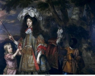 Mijtens, Jan - Портрет Марии, принцессы Оранской (1642-1688), ок. 1655-60, 150 cm x 185,5 cm, Дерево, масло