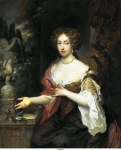 Netscher, Caspar - Портрет Maria Timmers (1657-1753), жены Maurits Le Leu de Wilhem, 1683, 48,2 cm x 39,7 cm, Холст, масло