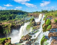 Iguazu Falls, on the Border of Argentina, Brazil, and Paraguay