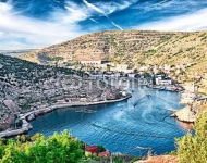 Крым, Балаклава, панорама