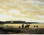Post, Frans - Вид на остров Итамарака, 1637, 63,5 cm x 88,5 cm, Холст, масло