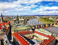 Германия. Дрезден. Панорама города