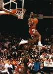 Тот самый прыжок Джордана, из-за которого он получил прозвище "Air Jordan"