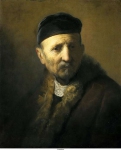 Rembrandt - Этюд старика (Отец Рембрандта), ок. 1630-31, 46,9 cm x 38,8 cm, Дерево, масло