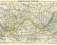 Карта Сибири (Алтай и Байкал), 1898г.