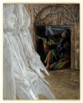 Мария Магдалина спрашивает Ангелов в гробнице