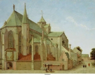 Saenredam, Pieter Jansz - Церковь Богоматери (Mariakerk) в Утрехте, 1659, 44 cm x 63 cm, Дерево, масло