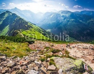 Каменистая горная дорога, Польша