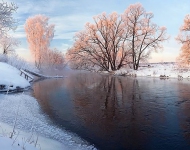 Россия, Истра, зима. Утро