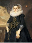 Soutman, Pieter (приписывается) - Портрет неизвестной дамы, ок. 1625-30, 129,3 cm x 99,4 cm, Дерево, масло