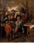 Steen, Jan - Зубодёр, 1651, 32,5 cm x 26,7 cm, Холст, масло