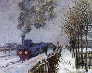 Поезд в снегу (Локомотив)