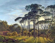 Hendrik Voogd - Итальянский пейзаж с зонтичными соснами