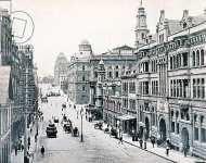 The Eleanor Cross Charing Cross Central London England 1902.