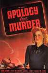 Film Noir Poster - Apology For Murder