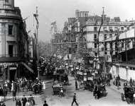 The Strand and Charing Cross Station London c.1890