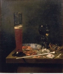 Velde III, Jan van de - Натюрморт с бокалами, 1660, 54 cm x 47,5 cm, Холст, масло