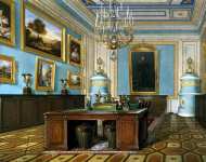 Виды залов Зимнего дворца - Зал Совета императора Александра I