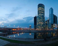 Россия, Москва - Сити, вечер